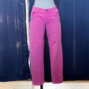 J. Crew Colored Toothpick Denim.